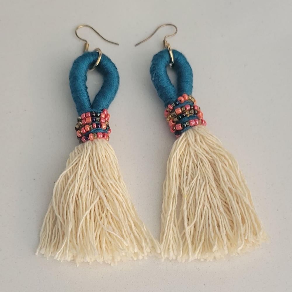 Blue Bohemian Earrings